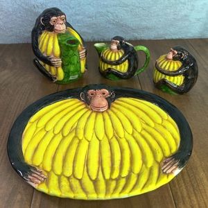 Vintage Department 56 Safari Tea Serving Set